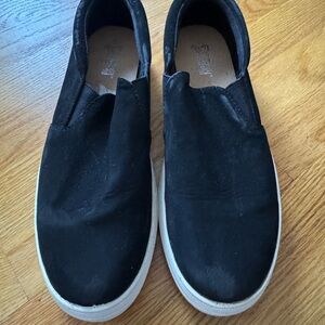Black Women Slip-On Shoes